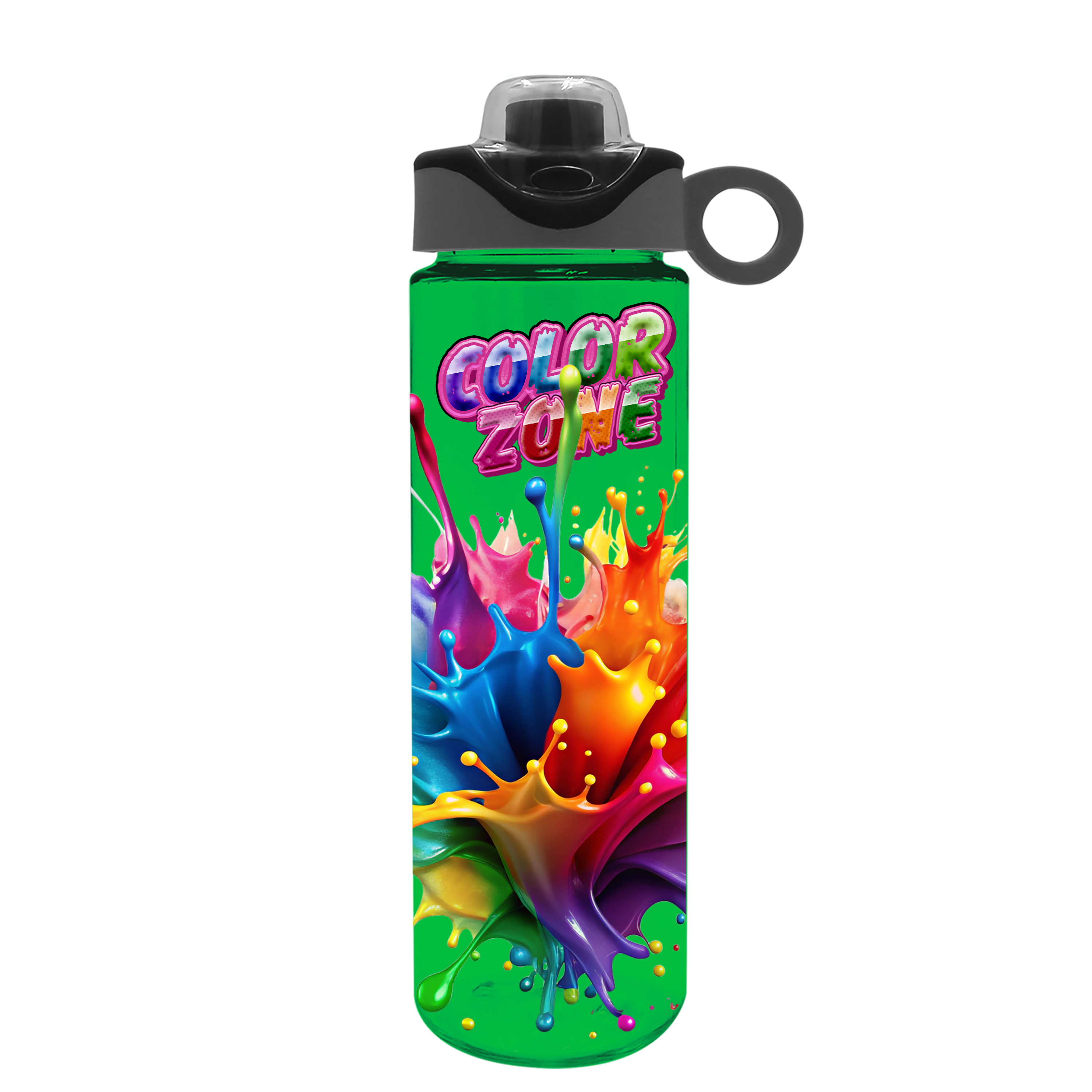 Freedom Tritan® Bottle with Two-Tone Drink-Thru Lid with Silicone Loop - 28 oz.